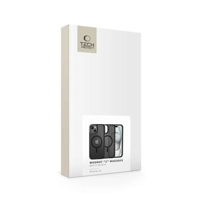 5. Etui Tech-Protect MagMat 2 MagSafe na iPhone 15 - czarny mat