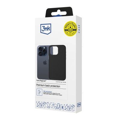 11. Etui 3mk Fortis MagCase na iPhone 15 Pro - czarne