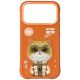 Etui Nimmy Cool&Cute 2.0 Cat na iPhone 17 Pro - pomarańczowe