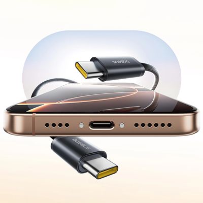 6. Kabel Baseus Dynamic 4 Pro Fast USB-C - USB-C 100W 1m - czarny