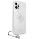 4. Etui Guess 4G Silver Charms Collection na iPhone 12 Pro Max - przezroczyste