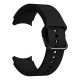 4. Pasek Tech-Protect Silicone na Samsung Galaxy Watch 4 / 5 / 5 Pro / 6 / 7 / FE - czarny