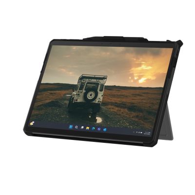4. Urban Armor Gear 324014114040 etui na tablet 33 cm (13") Folio Czarny, Przezroczysty