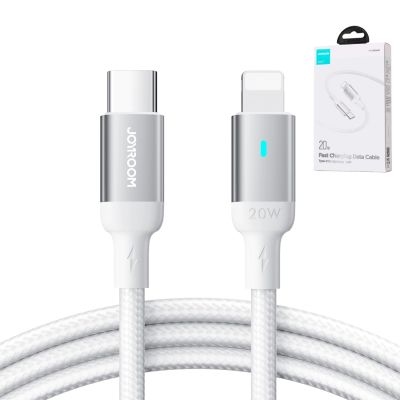 6. Kabel Joyroom Extraordinary Series A10 Lightning / USB-C PD 20W 1.2 m - biały