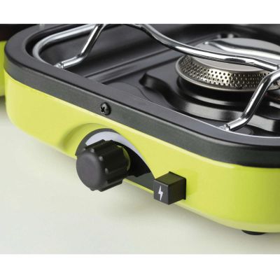 12. Kuchenka turystyczna na kemping podwójna DUAL COMPACT + GRILL
