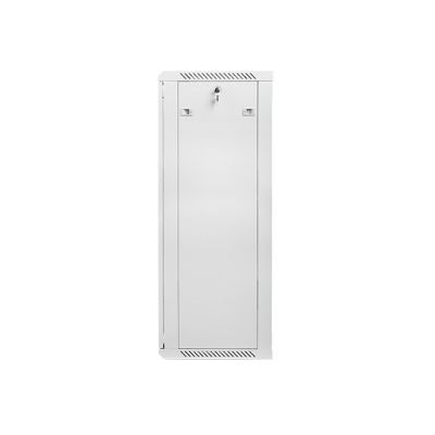 2. LANBERG SZAFA WISZĄCA 19" 27U 600X450 (DRZWI SZKLANE, SZARA RAL7035)
