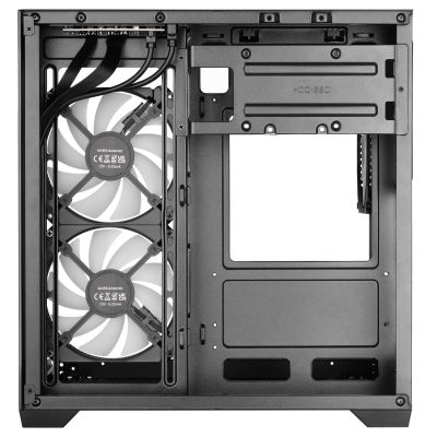 9. TACENS MARS MC-VIEW3 3xARGB USB-C mATX- obudowa/cases