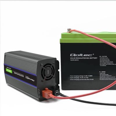 13. Qoltec Przetwornica napięcia Monolith 2000 MS Wave | 12V na 230V | 1000/2000W | USB