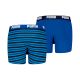 3. Bokserki dla dzieci Puma Everyday Striped 2 pak niebiesko-czarne 938970 04