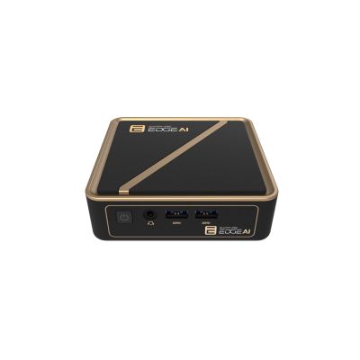 4. Sapphire EDGE AI 340 SFF Czarny, Złoto FP8 2 GHz
