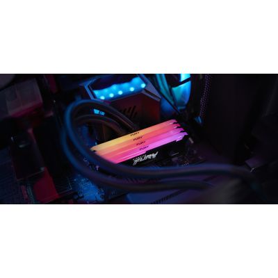 4. Kingston Technology FURY Beast RGB moduł pamięci 16 GB 1 x 16 GB DDR4 3200 MT/s 288-pin DIMM