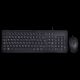 Zestaw klawiatura + mysz HP 150 Wired Mouse and Keyboard przewodowe czarne 240J7AA