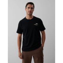 T-shirt regular z nadrukiem męski 4F 4FKAW26TTSHM4477-20S