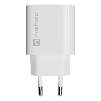 14. NATEC ŁADOWARKA SIECIOWA RIBERA 1X USB-C 20W BIAŁA