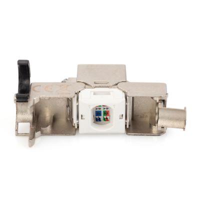 Digitus Moduł Keystone CAT 6A, ekranowany z inteligentnym menedżerem kabli, zestaw (24 szt.)