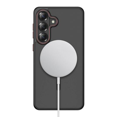 4. Etui Tech-Protect MagCam MagSafe na Samsung Galaxy S26+ - czarno-czerwone