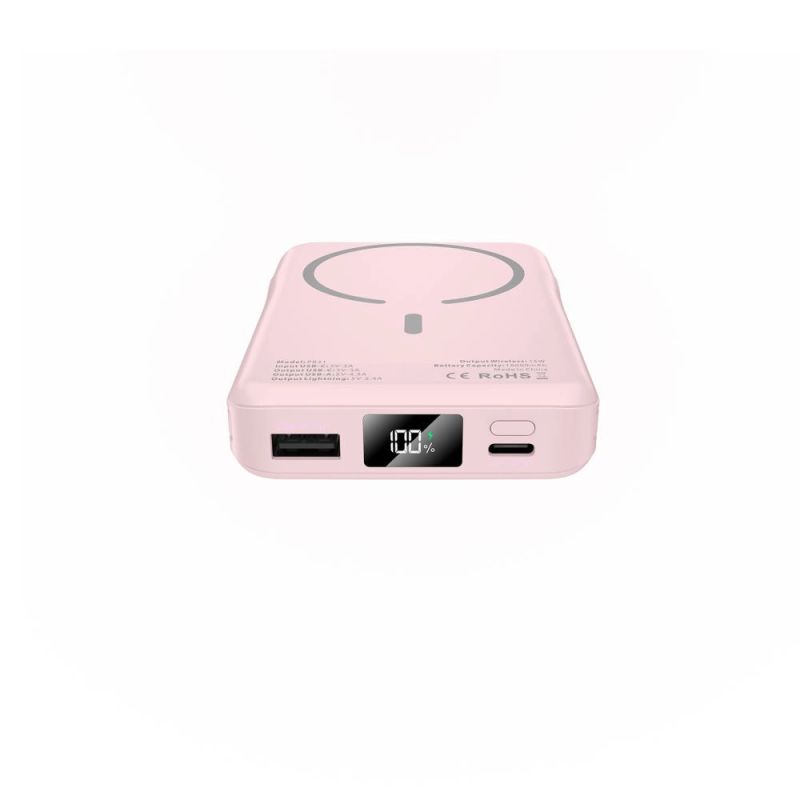 7. Powerbank Tech-Protect PB31 LifeMag MagSafe 10000 mAh - różowy