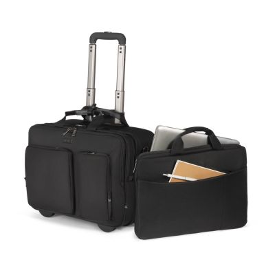 7. DICOTA D3250901 torba na laptop 40,6 cm (16") Pokrowiec w typie walizki na naóżkach Czarny
