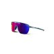 Okulary przeciwsłoneczne Julbo Frequency - Spectron 3 HD - shiny blue/black