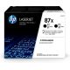 3. HP 87X 2x Schwarz LaserJet Tonerpatrone