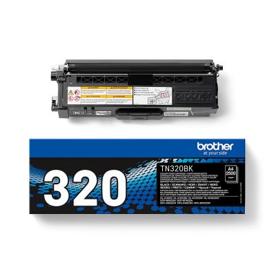 4. Toner Brother czarny TN320BK=TN-320Bk, 2500 str.