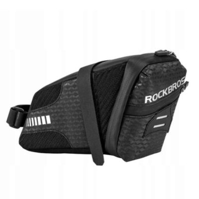 6. Torba rowerowa Rockbros C29-BK wodoodporna pod siodełko - czarna