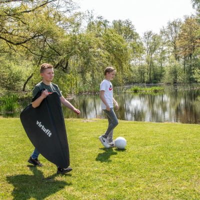 24. VIRTUFIT ZESTAW SKŁADANYCH BRAMEK DO PIŁKI NOŻNEJ - BRAMKI DO PIŁKI NOŻNEJ - 120 X 90 CM