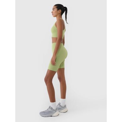 3. Legginsy kolarki bezszwowe treningowe damskie 4F 4FRSS25TFSTF022-42S