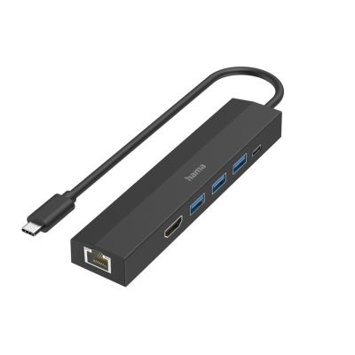 10. Hama 00200144 huby i koncentratory USB 3.2 Gen 1 (3.1 Gen 1) Type-C 5000 Mbit/s Czarny