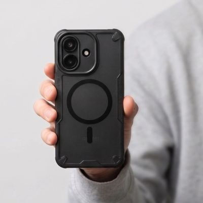 5. Etui Tech-Protect Rugged Shield MagSafe na Xiaomi Redmi Note 17 Pro 5G - czarne matowe