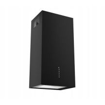 Okap kominowy AKPO WK-4 CUBERA WL CZARNY MAT T520 M3 / CZARNY FILTR ALUMINIOWY