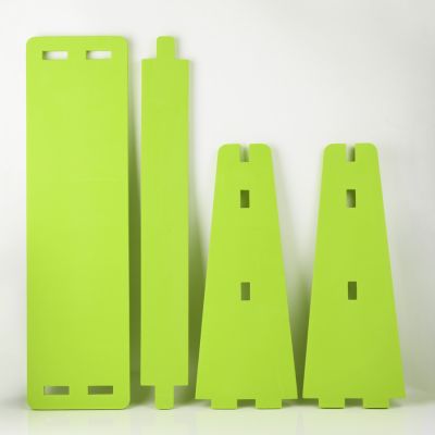 4. Płotek treningowy składany pianka EVA regulowana wysokość SMJ sport  PP-3161