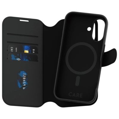 2. Etui CARE by PanzerGlass Feature Tango 2in1 Wallet MagSafe na iPhone 16 - czarne