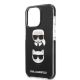 6. Etui Karl Lagerfeld Karl&Choupette Head na iPhone 13 Pro Max - czarne