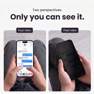 3. Szkło hartowane Tech-Protect Glass SPY+ 2-Pack prywatyzujące na iPhone 18 Pro Max