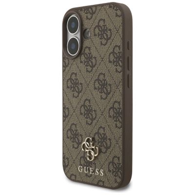 2. Etui Guess 4G Small Classic Logo MagSafe na iPhone 17 - brązowe