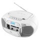 12. Radioodtwarzacz JVC RC-E451W Boombox white