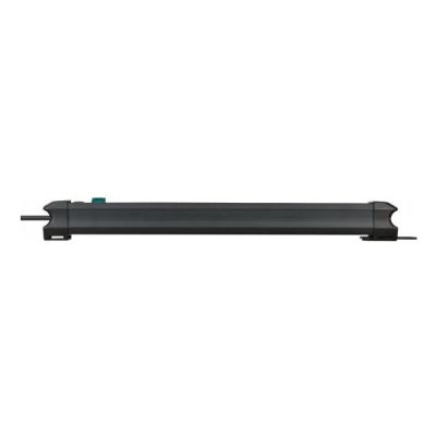 8. Brennenstuhl 1951580101 Regleta, 230 V, Negro y Gris Claro, 49 cm rozgałęziacz 5 m 8 x gniazdo sieciowe Wewnętrzna Czarny, Jasnozielony
