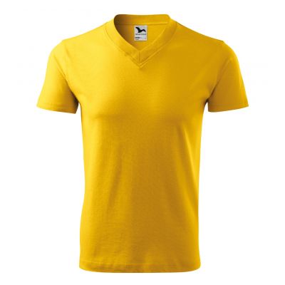 2. Koszulka Malfini V-neck M MLI-10204 żółty