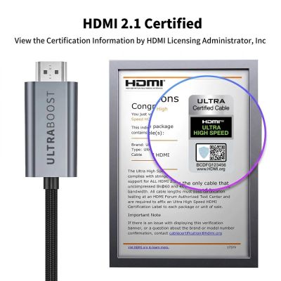 5. Kabel wideo Tech-Protect UltraBoost USB-C HDMI 2.1 60HZ 300 cm - szary