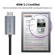 5. Kabel wideo Tech-Protect UltraBoost USB-C HDMI 2.1 60HZ 300 cm - szary