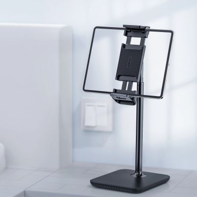 16. Acefast teleskopowy uchwyt do telefonu i tabletu (135-230mm szer.) na biurko 360° czarny (E4 black)
