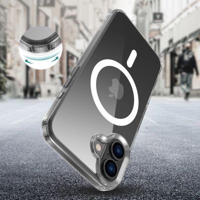 2. Etui Tech-Protect Flexair Hybrid MagSafe na iPhone 16 Plus - przezroczyste