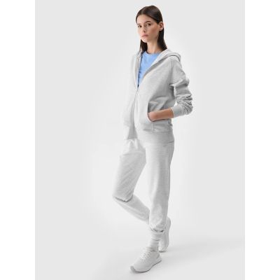 3. Bluza dresowa rozpinana z kapturem damska 4F 4FWMM00TSWSF1763-27M