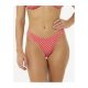 Majtki kąpielowe RIP CURL Shell Cove High Leg Cheeky czerwone