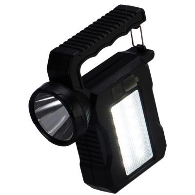 2. LATARKA LAMPA CAMPING ŁADOWANIE USB I SOLAR REDCLIFFS
