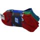 Skechers 6pk Boys Non Terry Low Cut Socks S115172-RDMT Wielokolorowe 31-34
