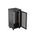 16. LANBERG SZAFA INSTALACYJNA RACK STOJĄCA 19" 24U 600X600 CZARNA DRZWI PERFOROWANE LCD (FLAT PACK) V2