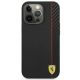 3. Etui Ferrari On Track Carbon Stripe na iPhone 13 / 13 Pro - czarne