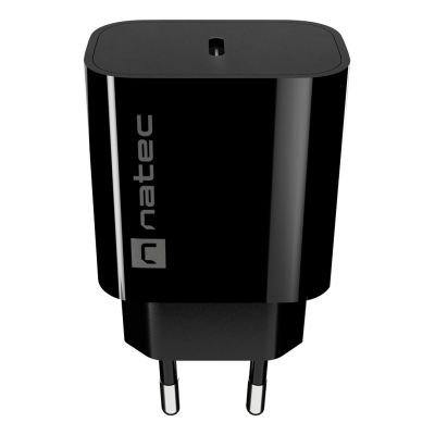 11. NATEC ŁADOWARKA SIECIOWA RIBERA 1X USB-C 20W CZARN